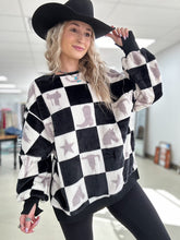 Load image into Gallery viewer, The Checkmate Plush Crewneck
