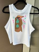 Load image into Gallery viewer, Funky Chap Cropped Tank
