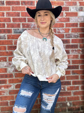 Load image into Gallery viewer, Camo Off The Shoulder Crew
