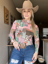 Load image into Gallery viewer, Patchwork Mesh Top
