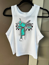 Load image into Gallery viewer, Saddle Up Sista Cropped Tank
