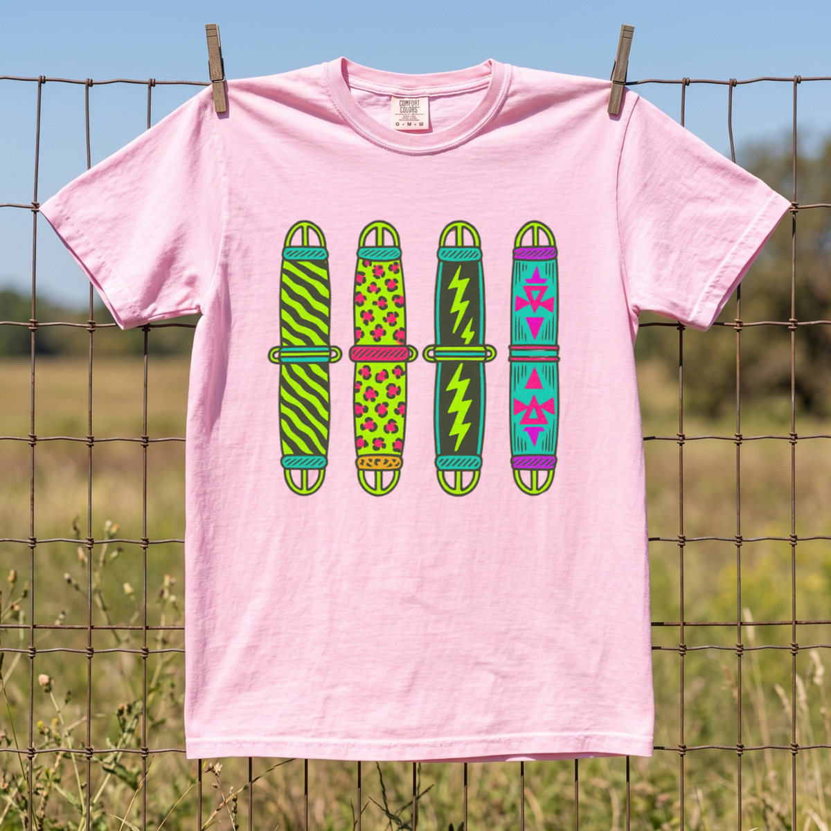 Neon Cinches COMFORT COLORS TEE