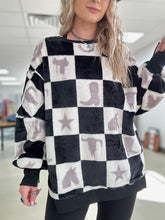 Load image into Gallery viewer, The Checkmate Plush Crewneck
