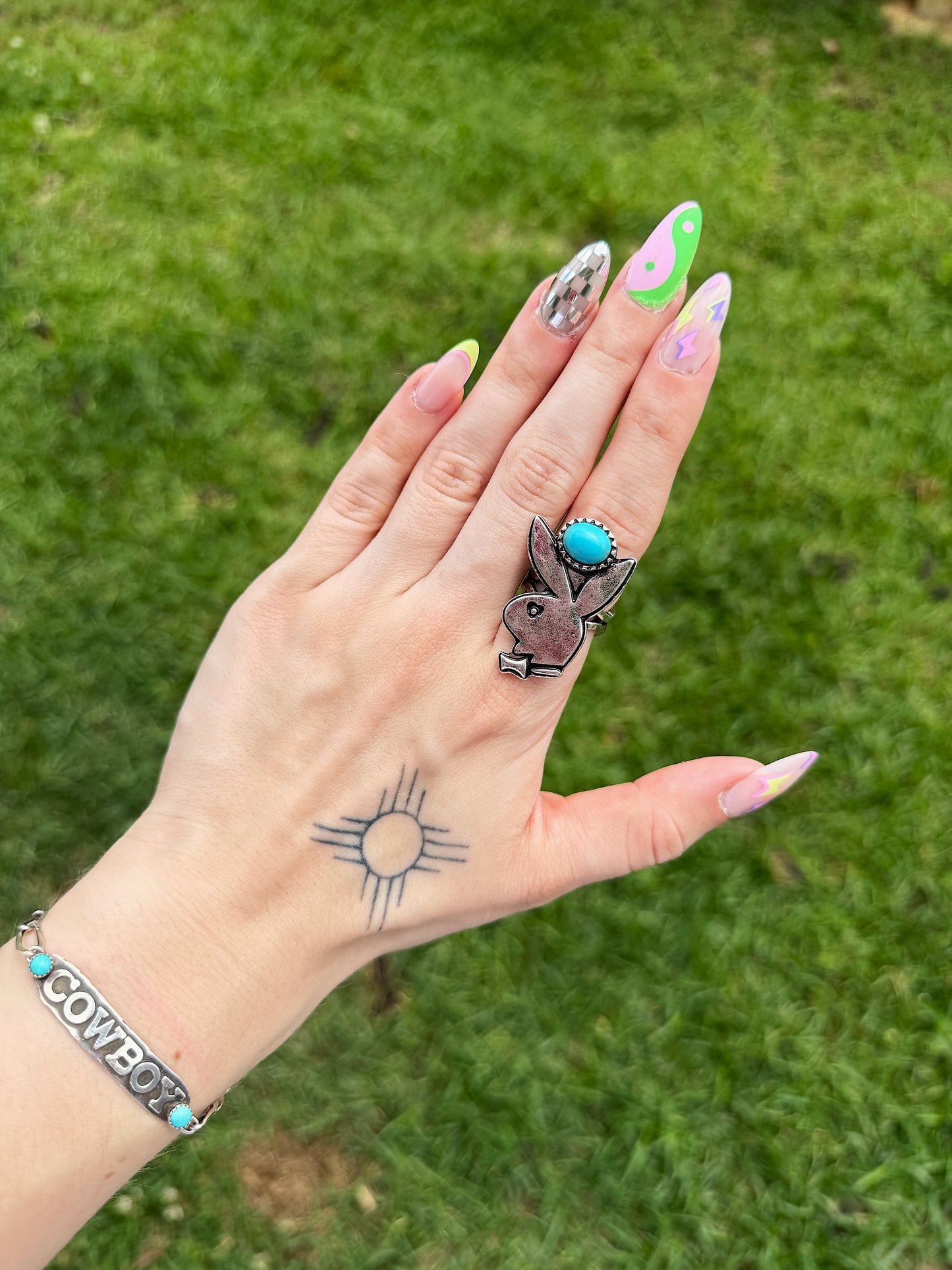 Turquoise Bunny Ring