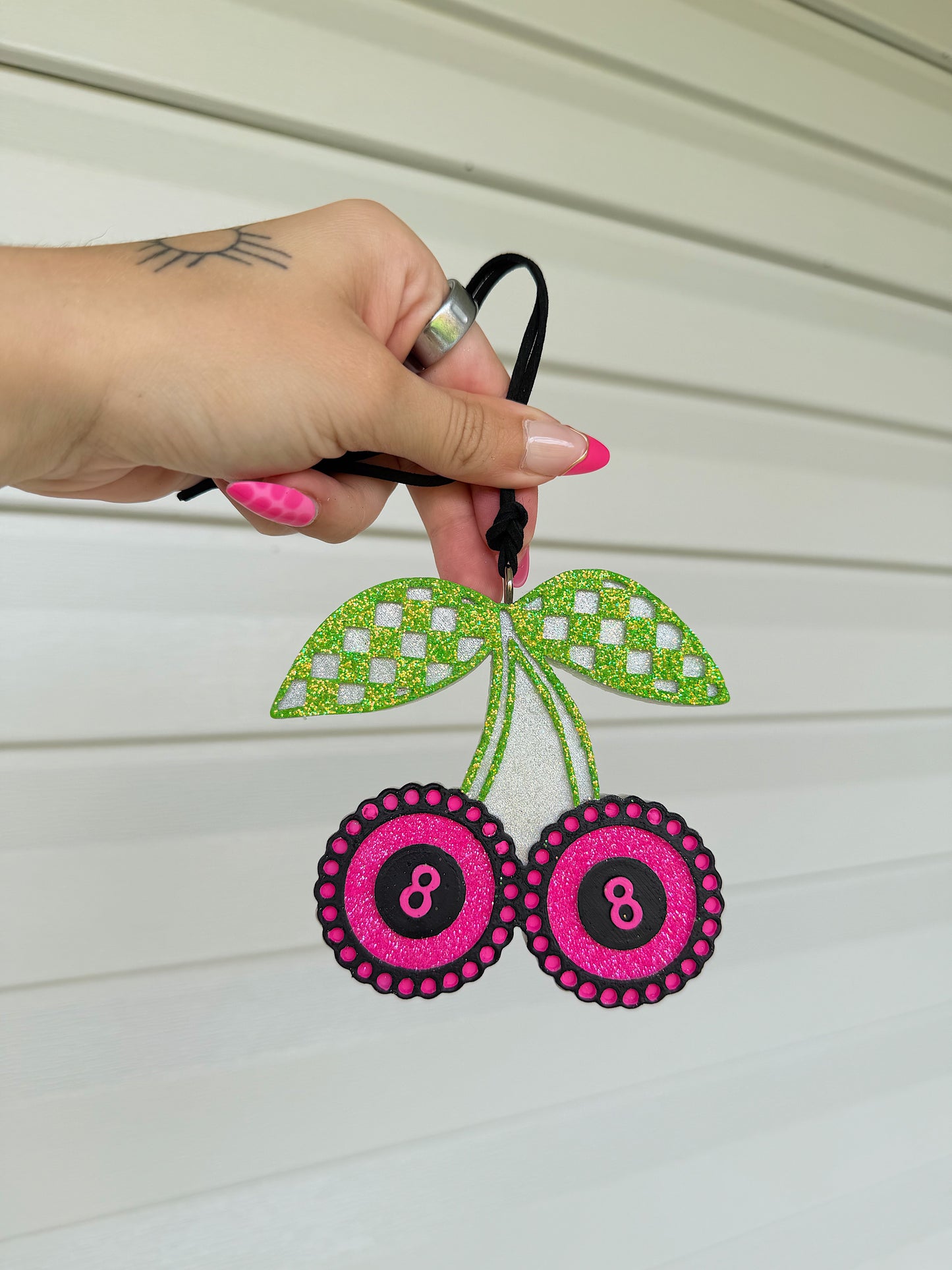 8 Ball Cherry Car Freshie