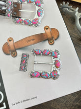 Load image into Gallery viewer, Hot Pink &amp; Turquoise Buckle
