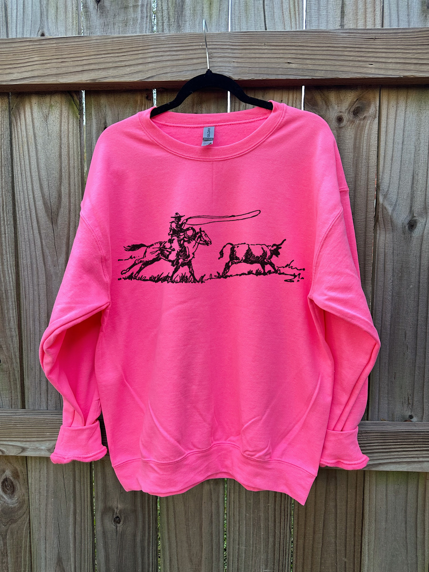 The Roper Crewneck (Hot Pink)