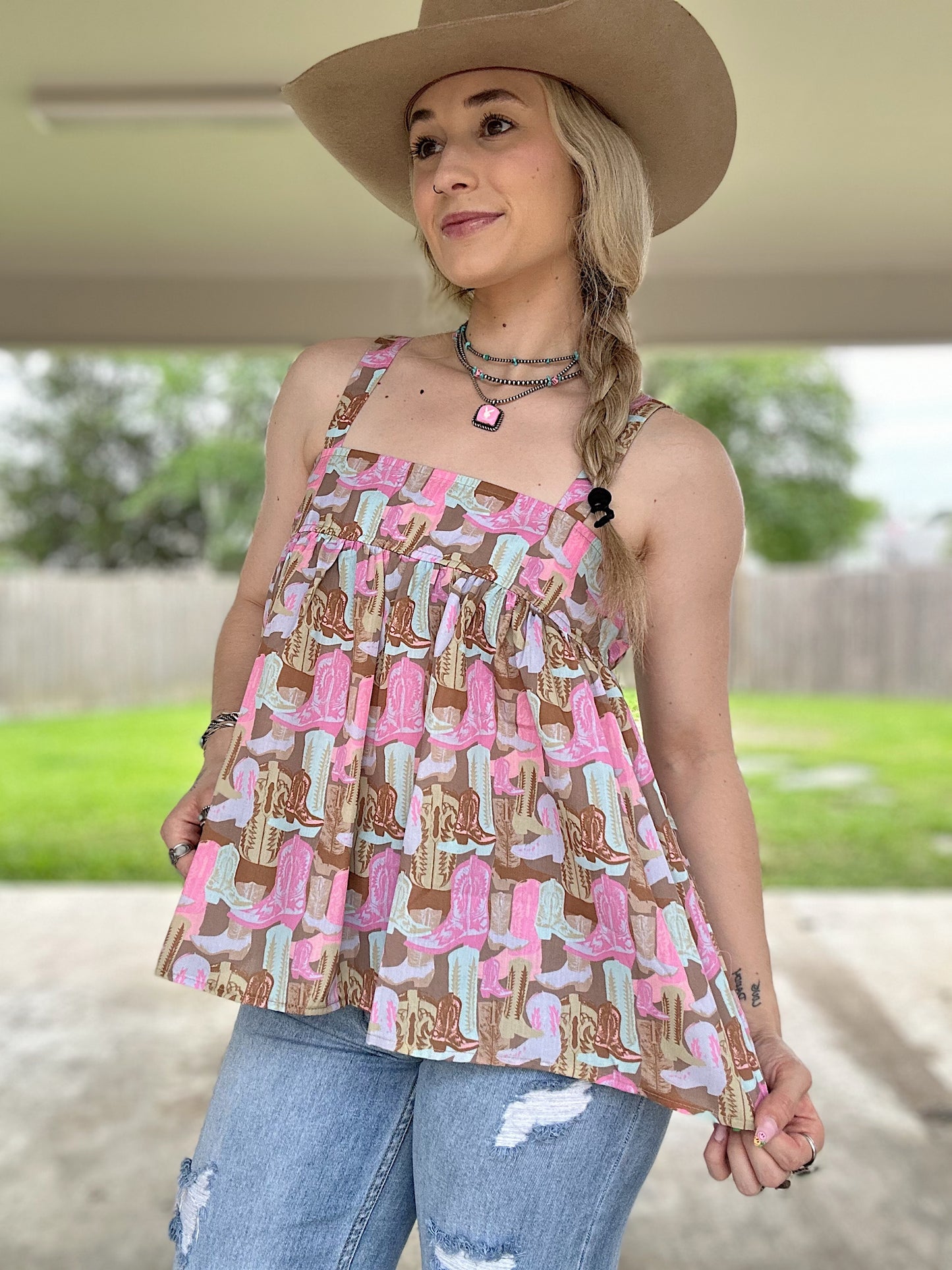 The Rodeo Ruffles Tank