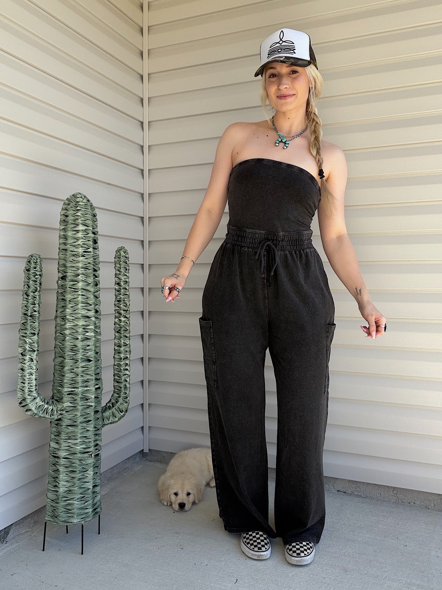 Wide-Leg Jumpsuit