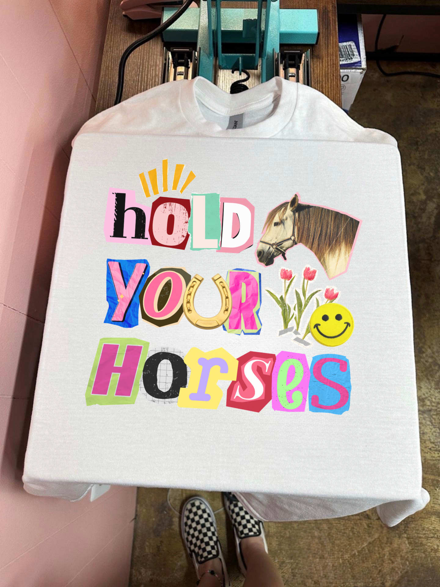 Hold Your Horses TEE or CREWNECK