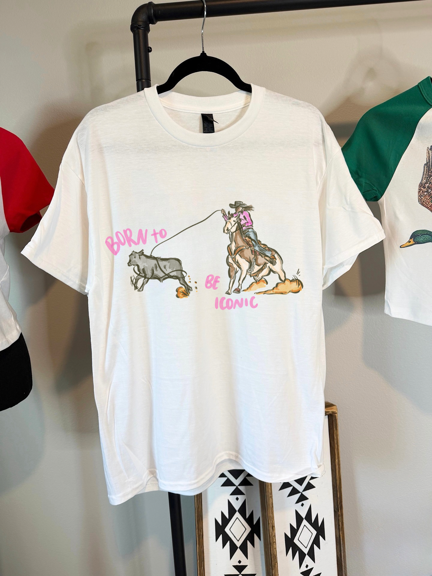 Iconic Cowgirl TEE or CREWNECK