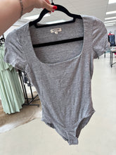 Load image into Gallery viewer, Square Neck Bodysuit (Grey)
