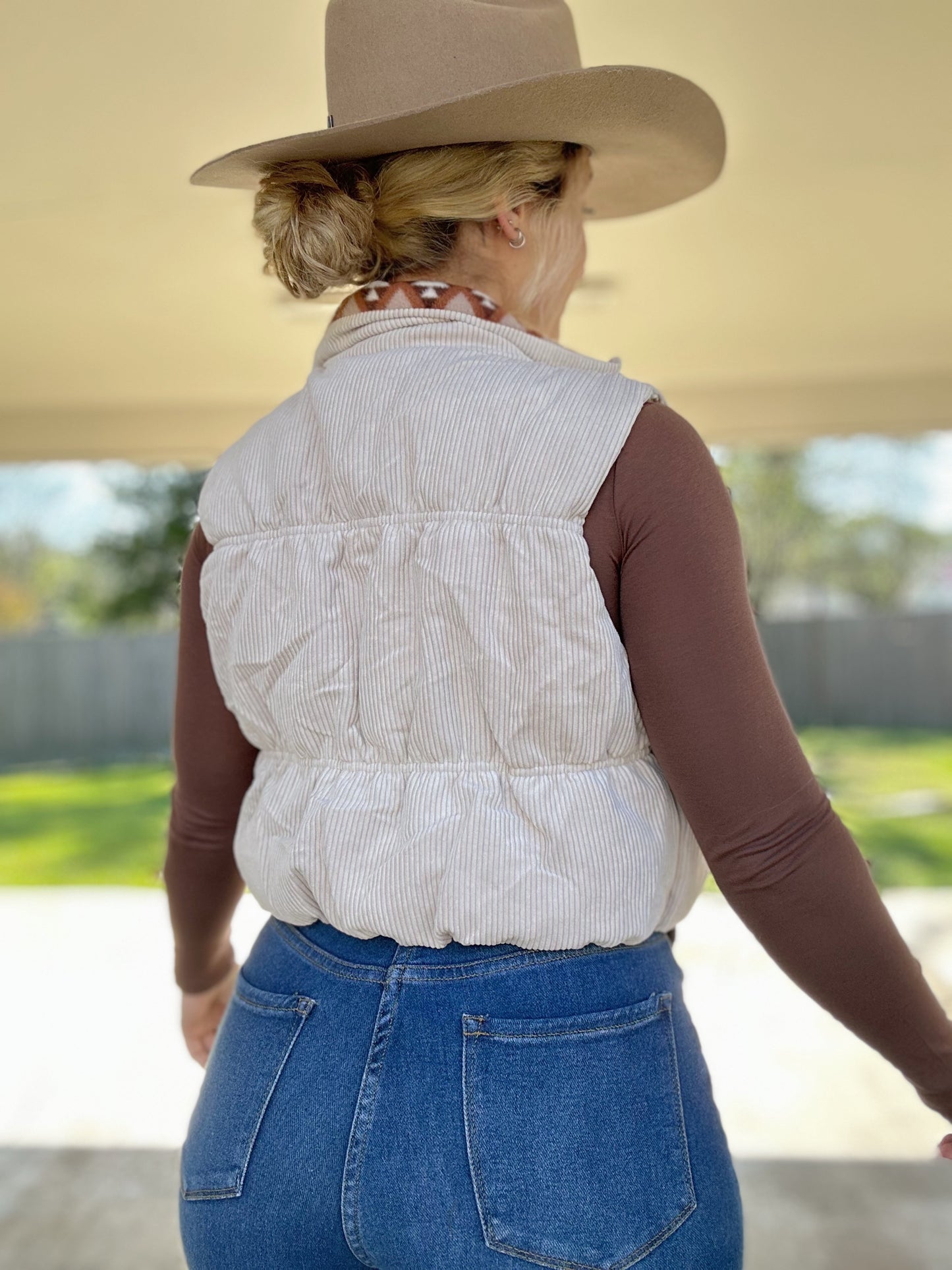 Reversible Aztec Vest