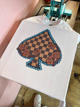 Load image into Gallery viewer, Checkered Spade TEE or CREWNECK
