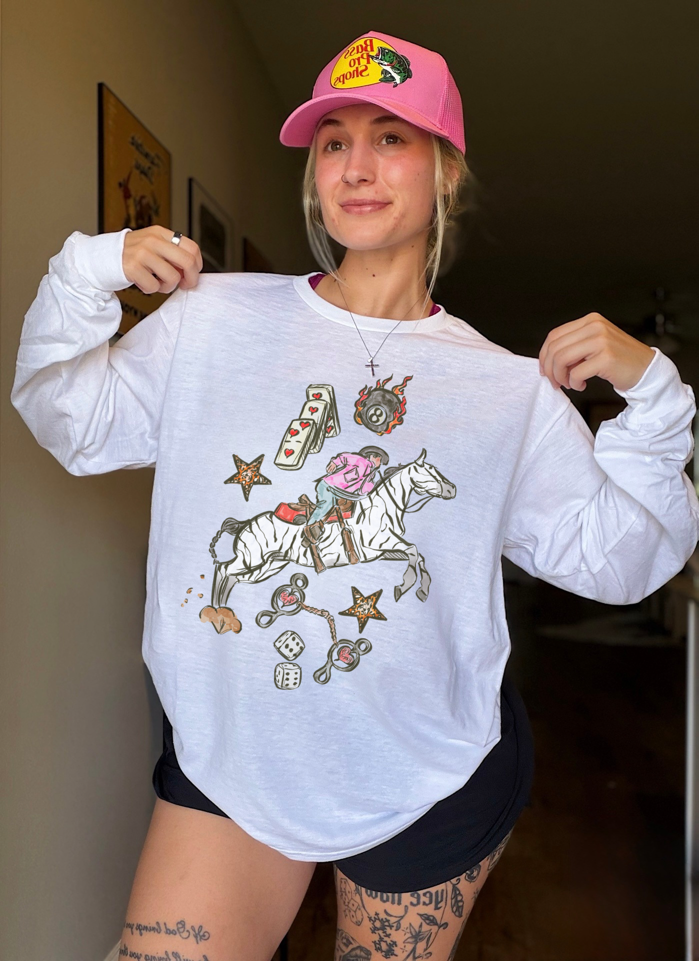 Wild Card Cowboy Long Sleeve Tee
