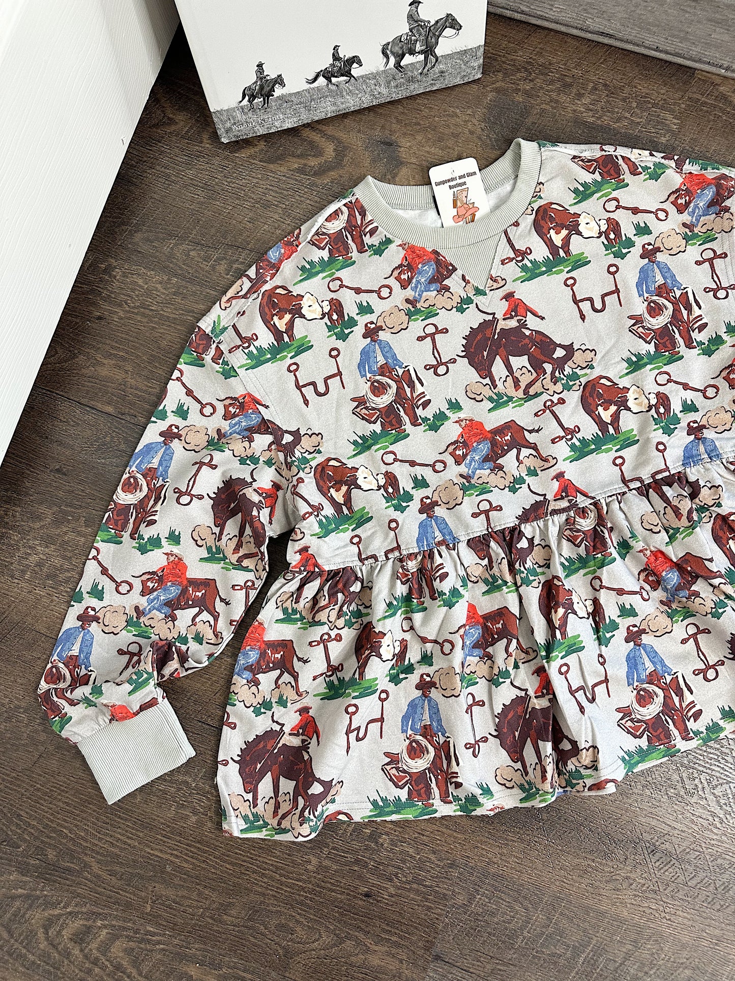 Cowboy Thingz Baby Doll Sweatshirt