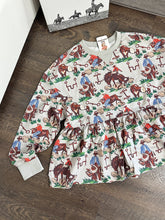 Load image into Gallery viewer, Cowboy Thingz Baby Doll Sweatshirt
