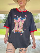 Load image into Gallery viewer, Cowgirl Coquette Oversized Tee

