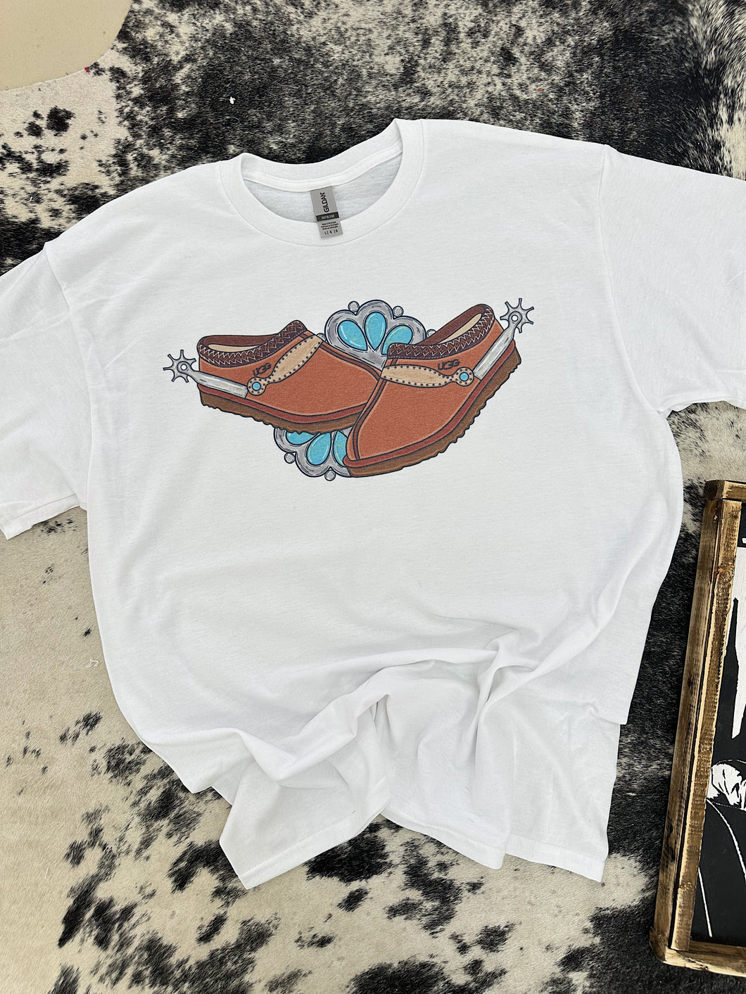 Western Slippers TEE or CREWNECK