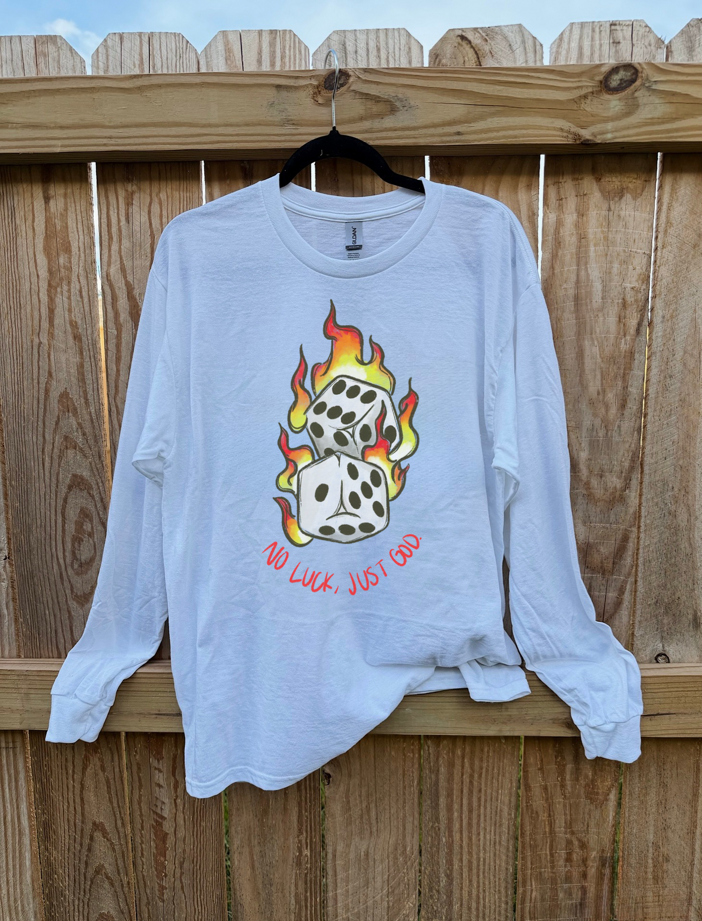 No Luck, Just God Long Sleeve Tee