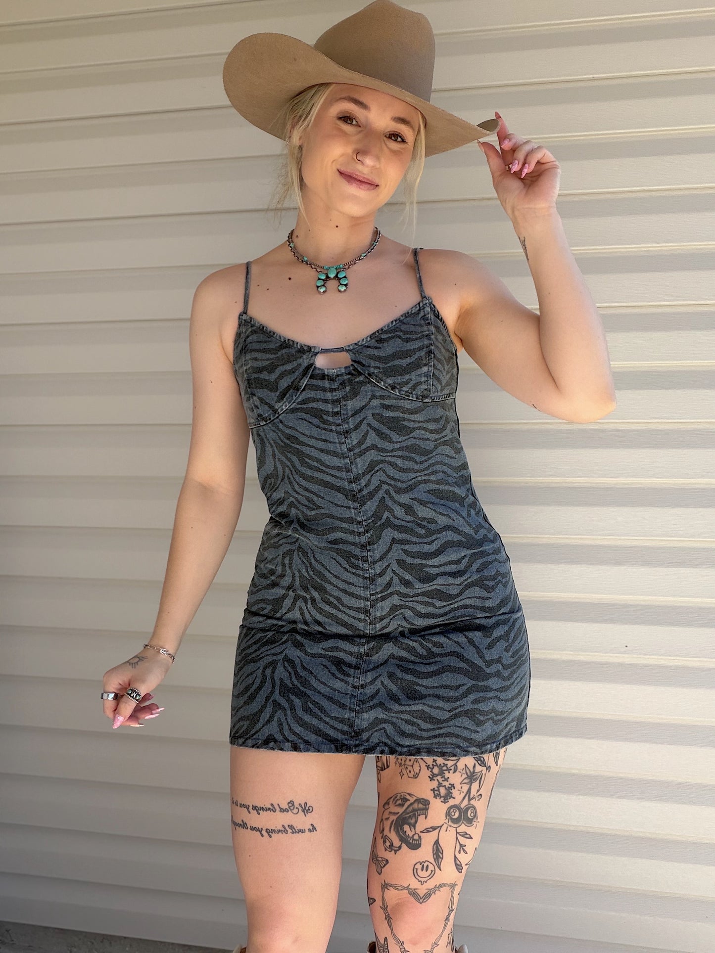Zebra Mini Dress