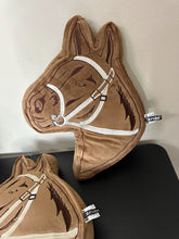 Load image into Gallery viewer, Show Pony Pillow (Brown)
