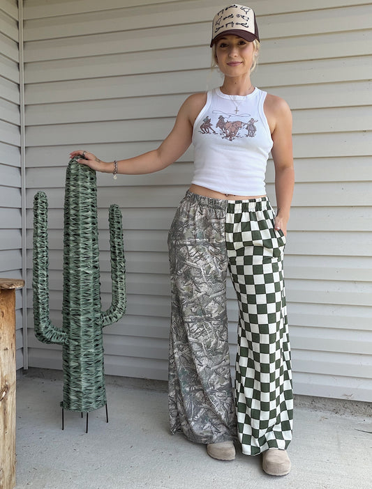 The Check Mate Camo Pants