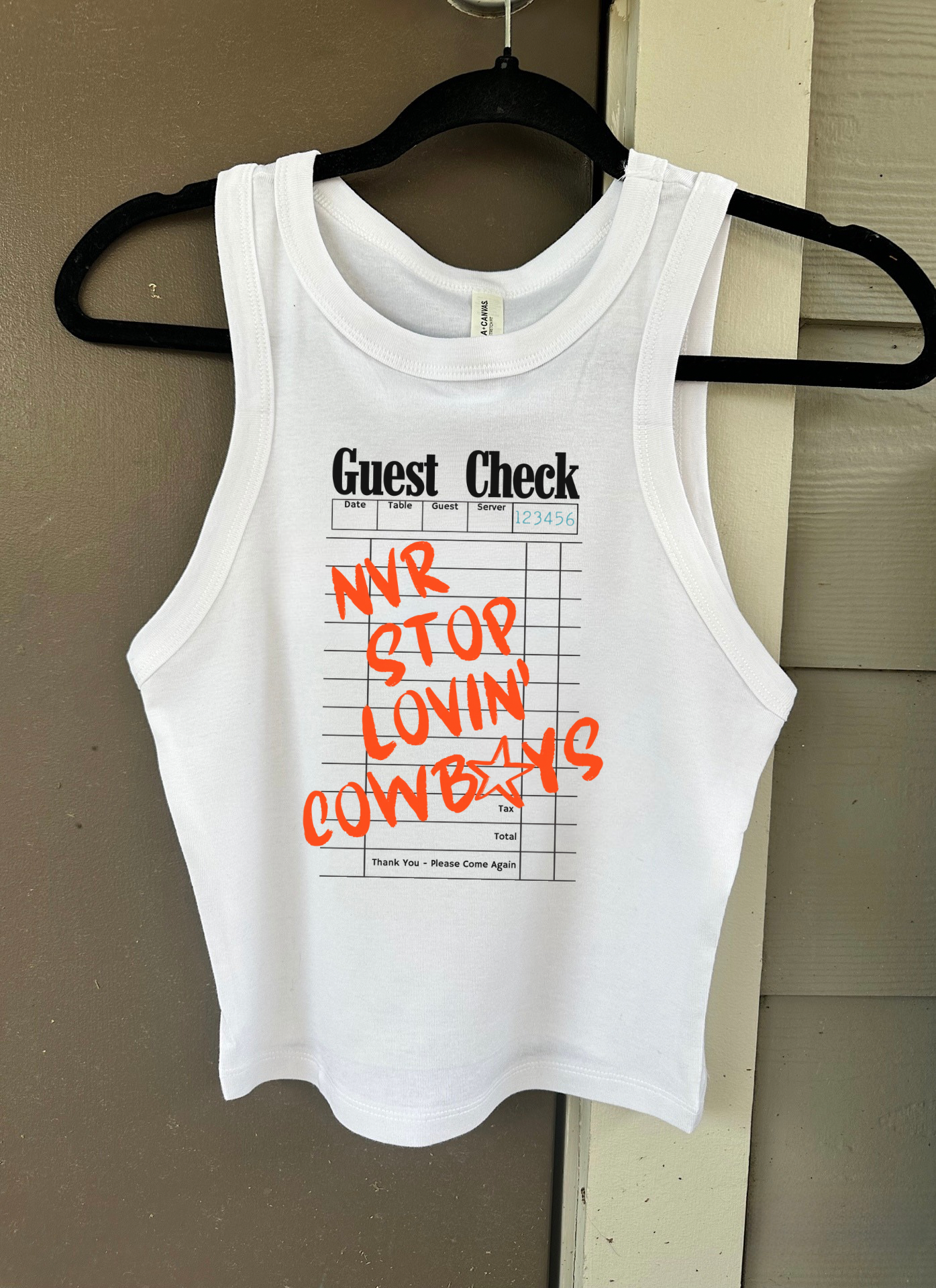 Nvr Stop Lovin’ Cowboys Cropped Tank