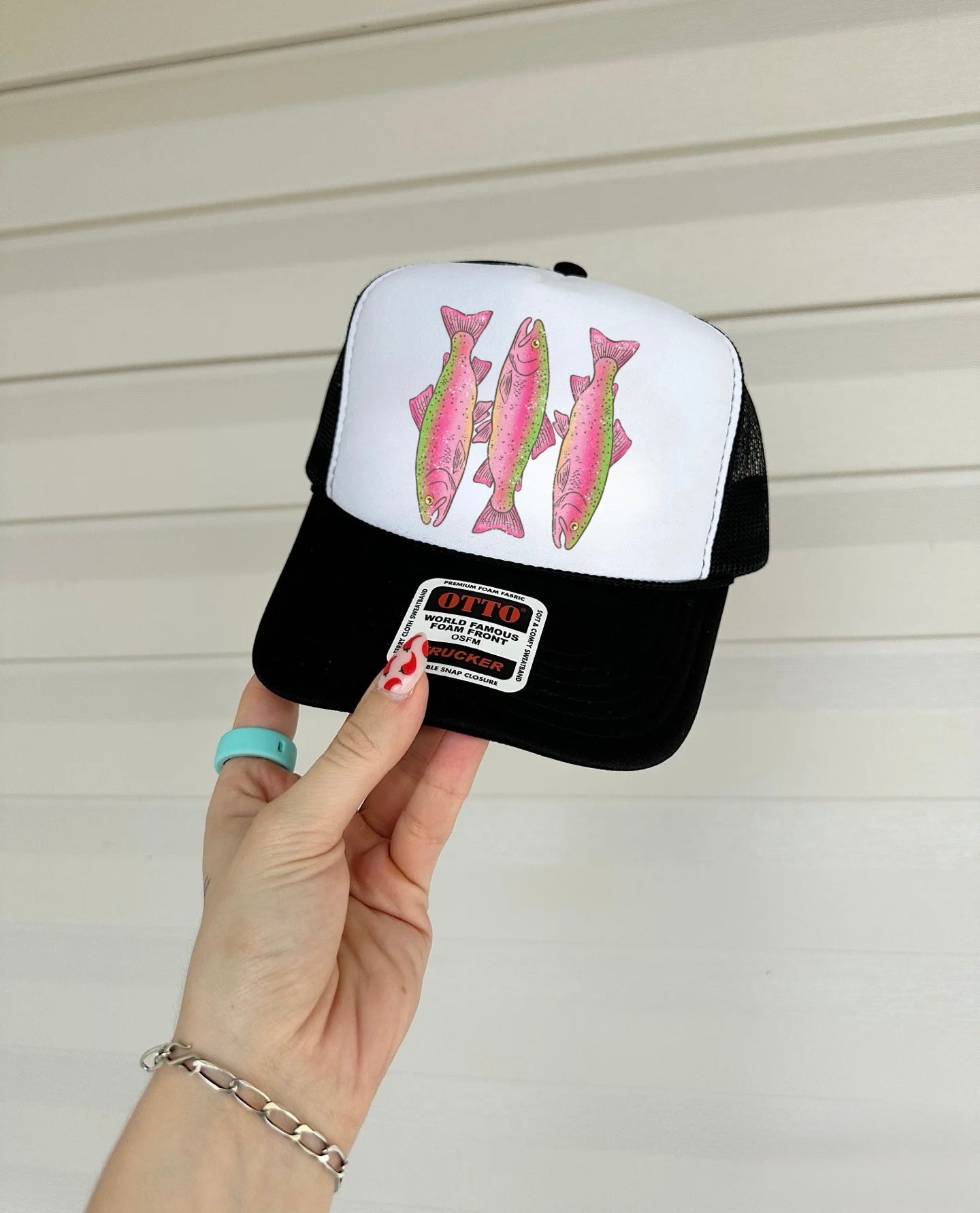 Cowgirl Trout Trucker Hat (Multiple Color Options)
