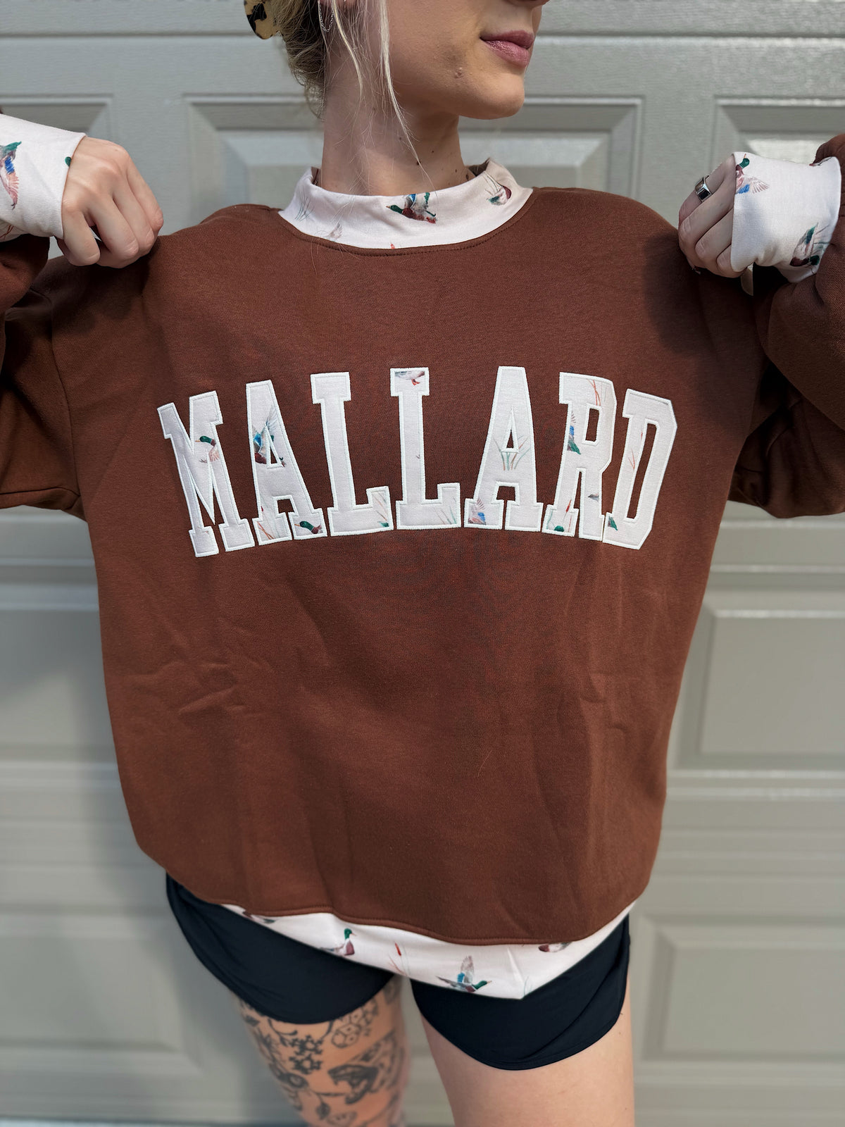 Mallard Mock Neck Sweatshirt