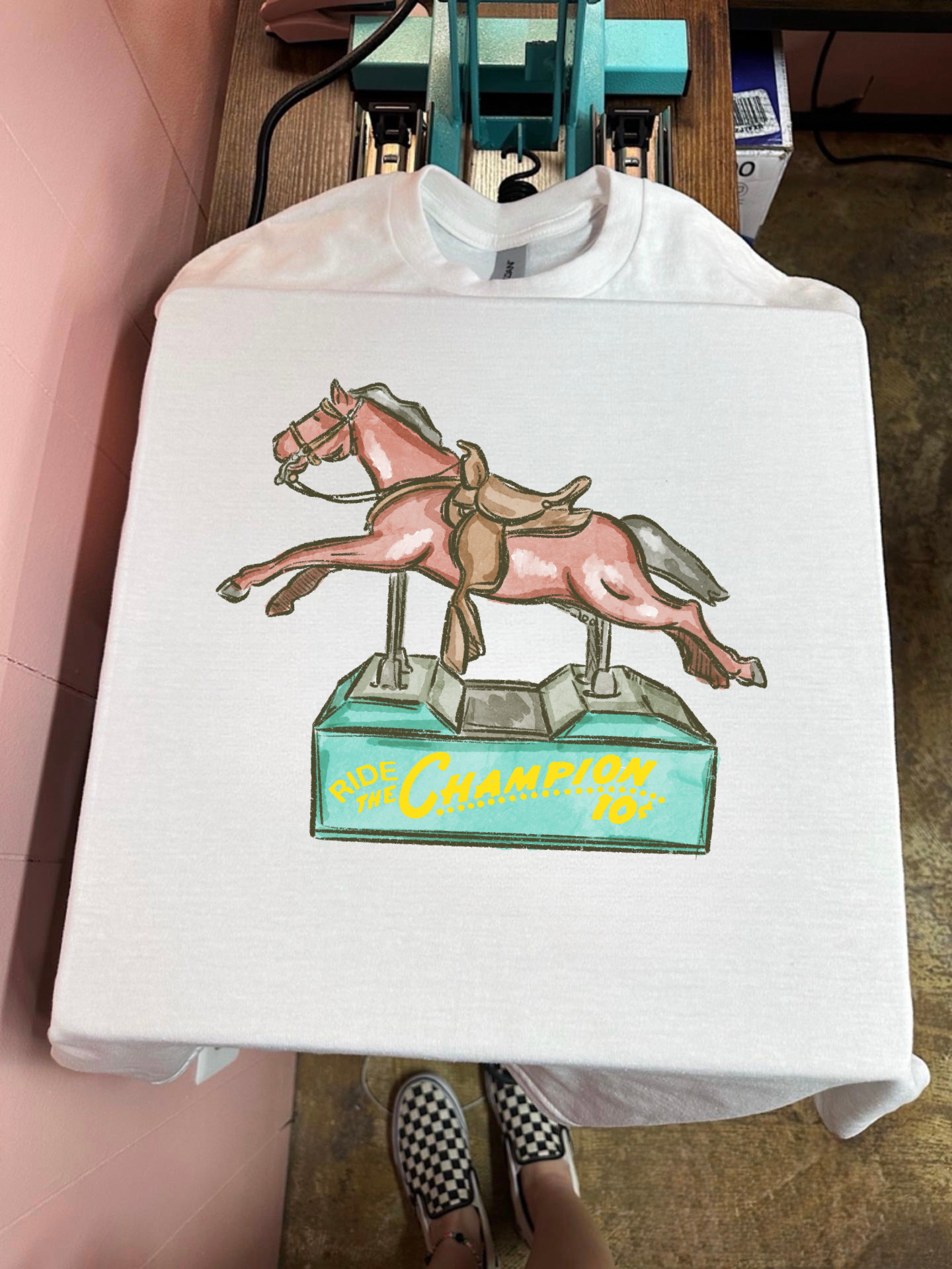 Carnival Cowgirl TEE or CREWNECK