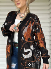Load image into Gallery viewer, Spurs &amp; Saddles Cardigan
