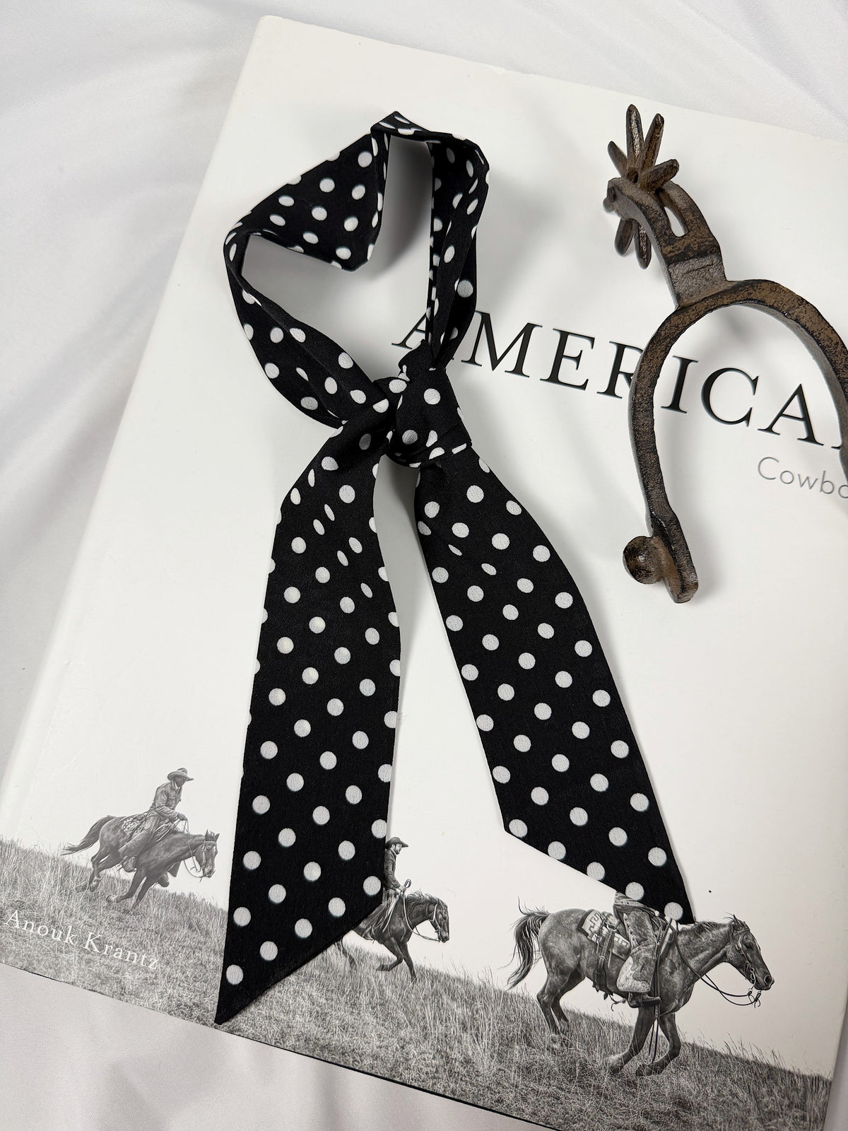Polka Dot Twilly (Black)