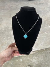 Load image into Gallery viewer, Turquoise Spade Necklace
