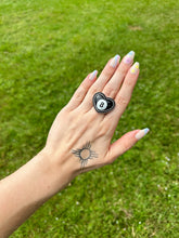 Load image into Gallery viewer, 8 Ball Heart Ring
