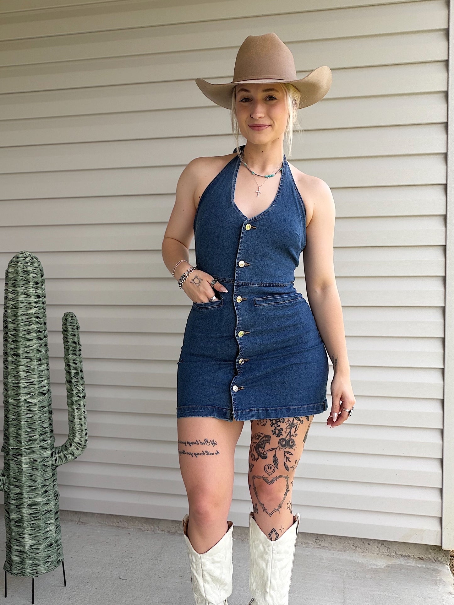 The Bluebell Denim Dress