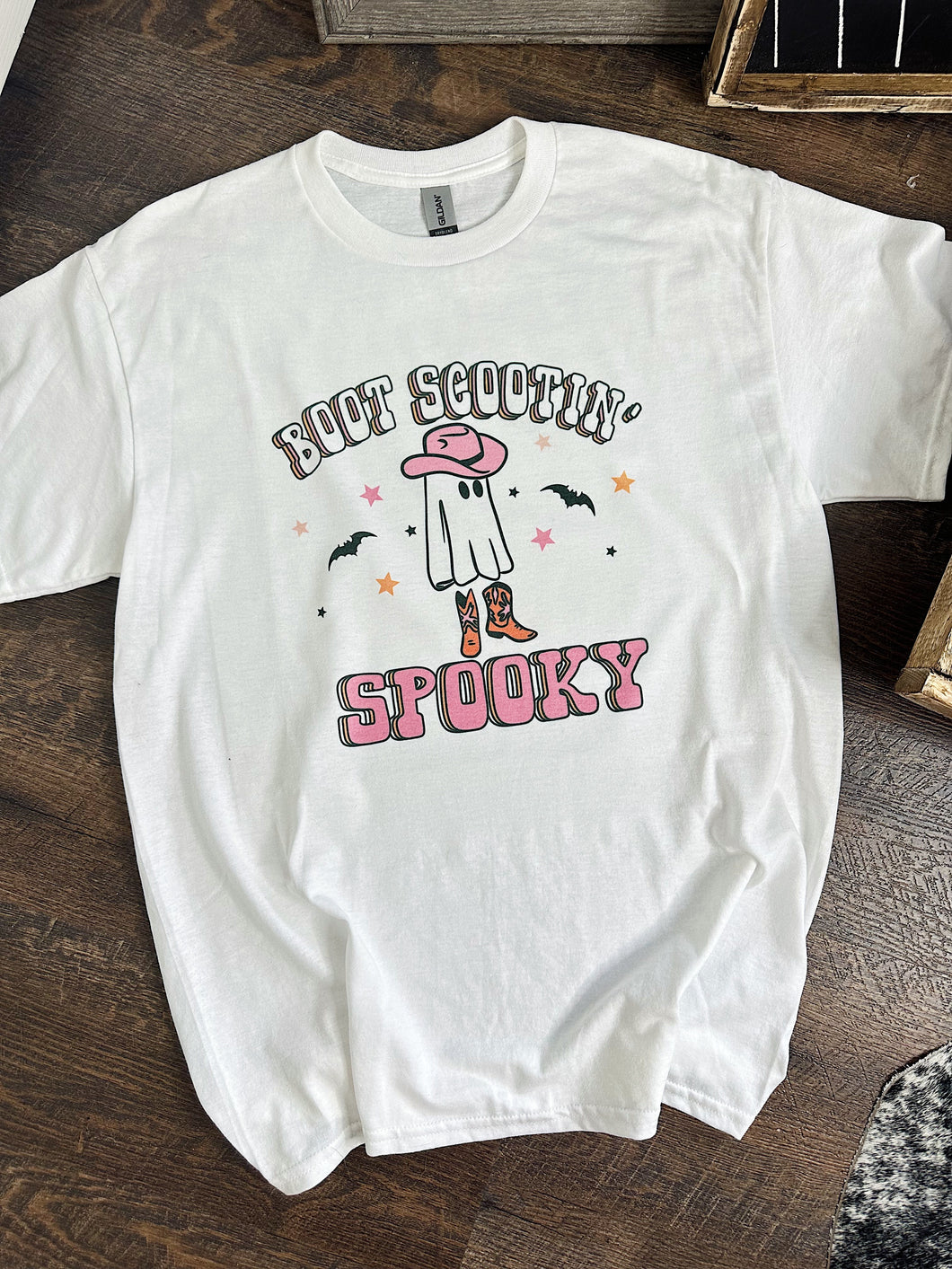 Boot Scootin’ Spooky TEE or CREWNECK