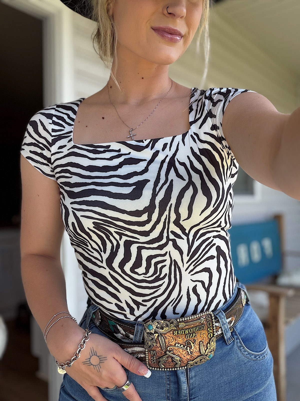 Zebra Bodysuit