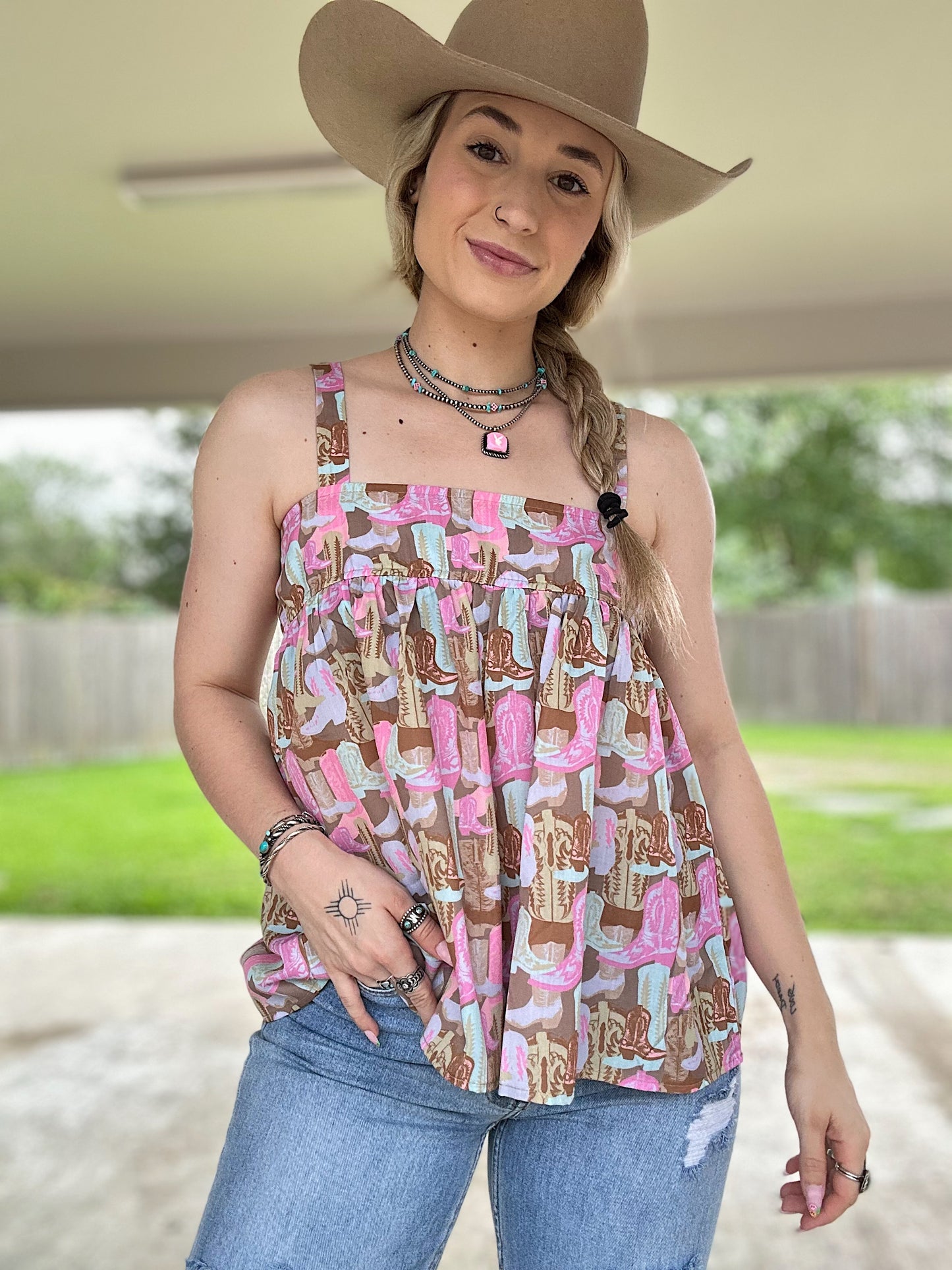 The Rodeo Ruffles Tank