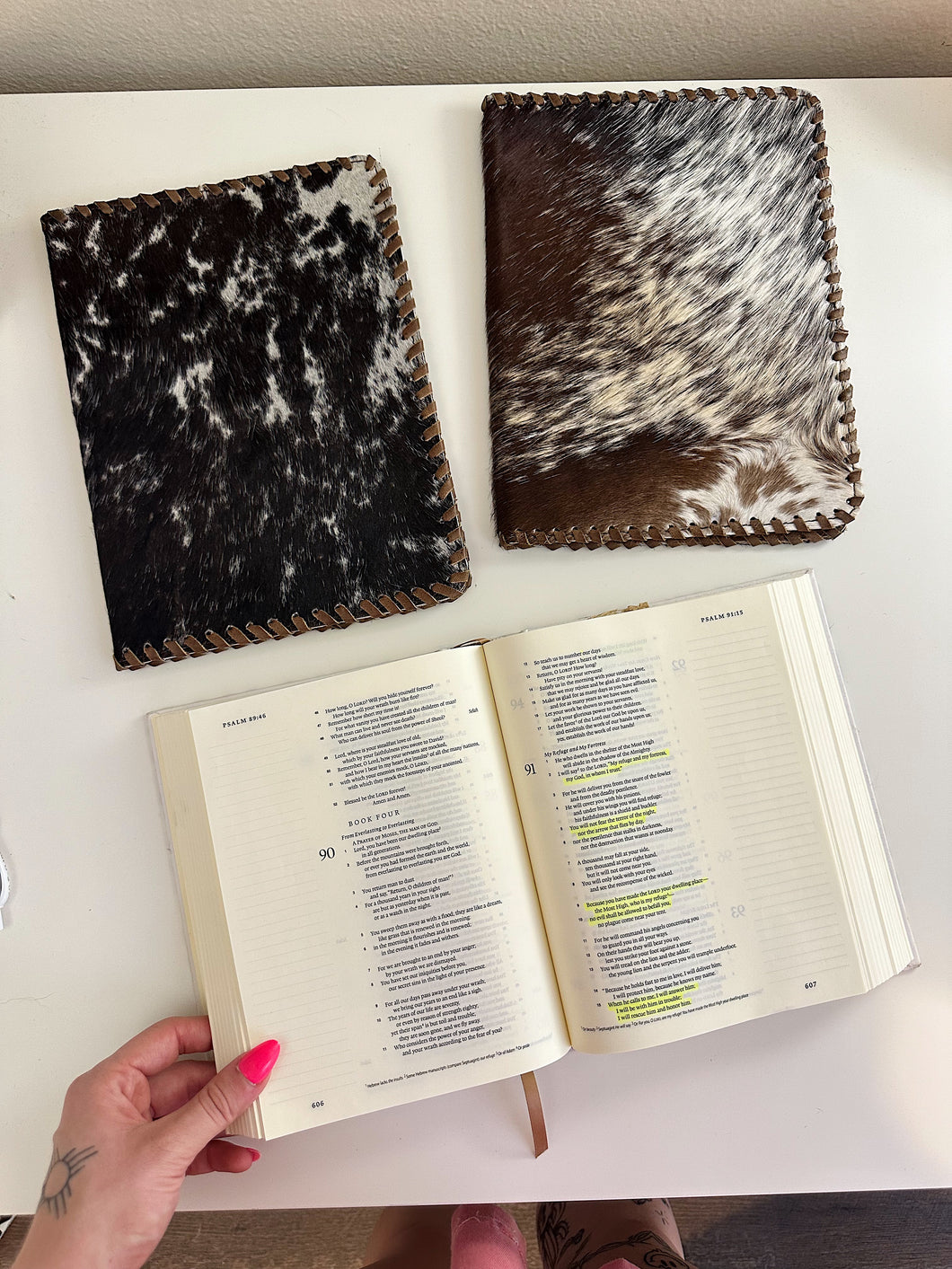 Cowhide Bible / Book Cover