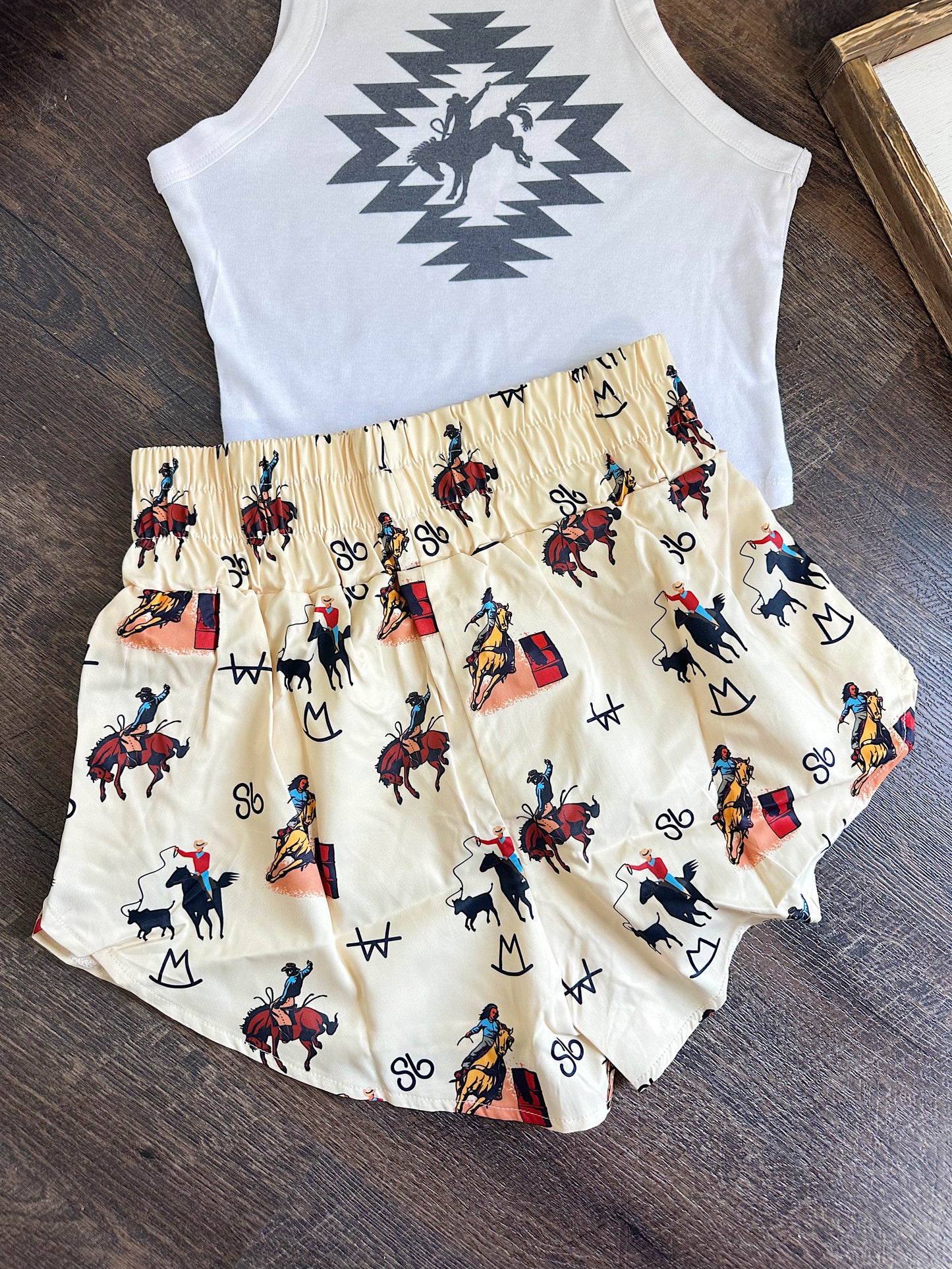 Vintage Cowboy Shorts