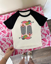 Load image into Gallery viewer, Retro Boots Baby Tee
