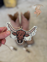 Load image into Gallery viewer, Barbed Wire Steer Car Freshie
