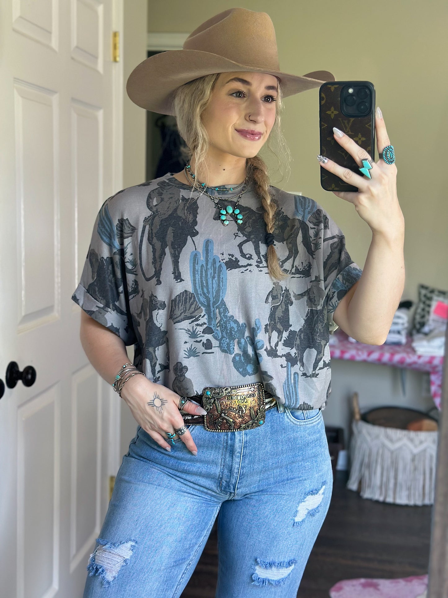 The Dusty Cactus Oversized Top