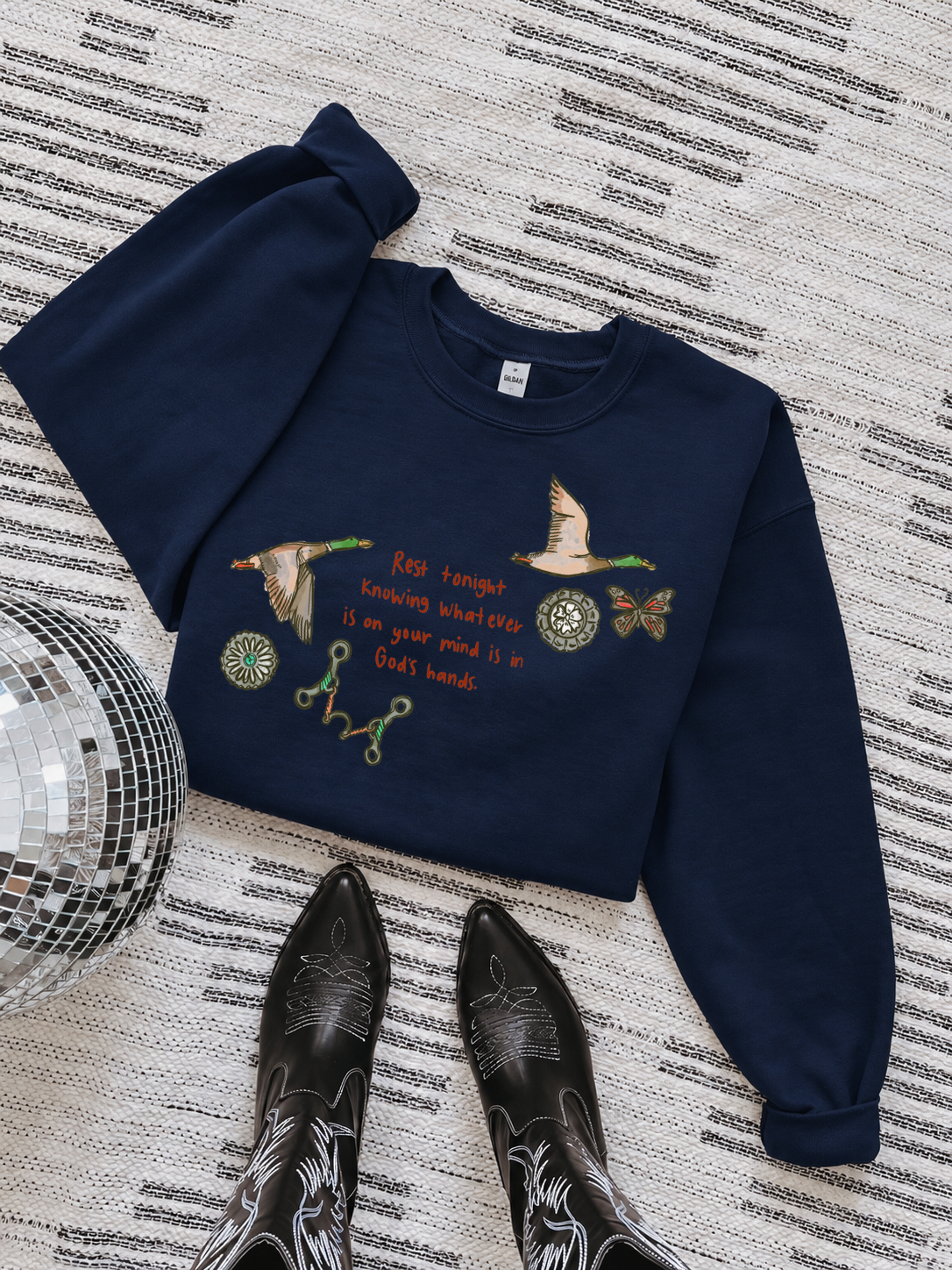 In God’s Hands Crewneck