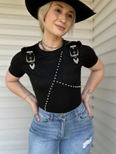Load image into Gallery viewer, Western Buckle Bodysuit
