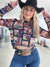 Load image into Gallery viewer, The Rodeo Poster Mesh Top
