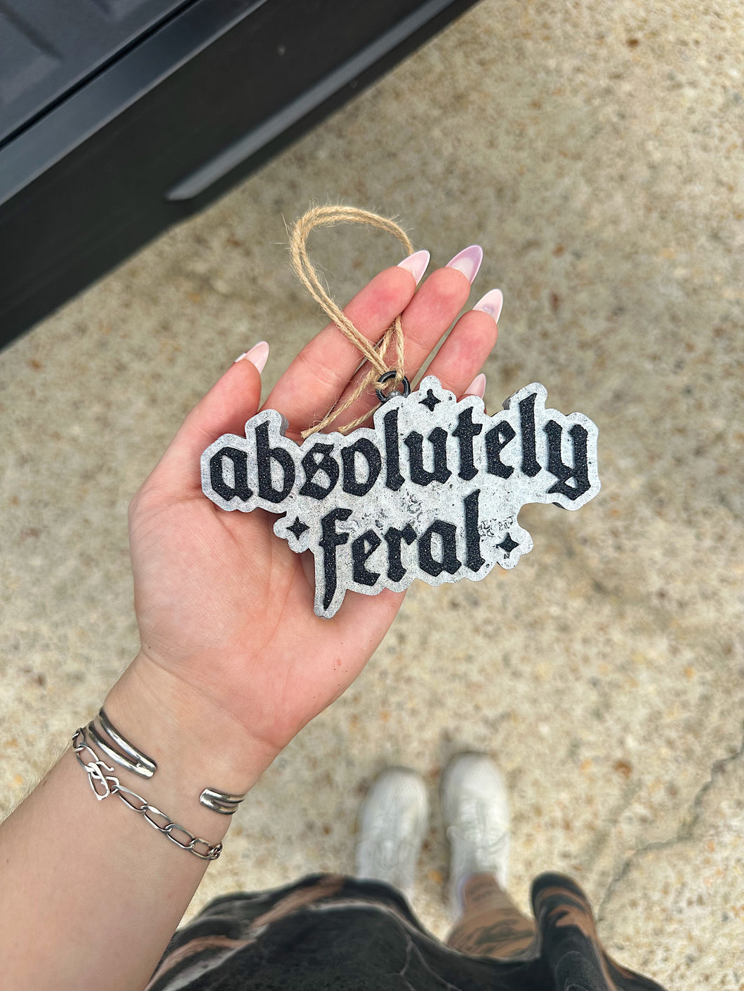 Absolutely Feral Car Freshie