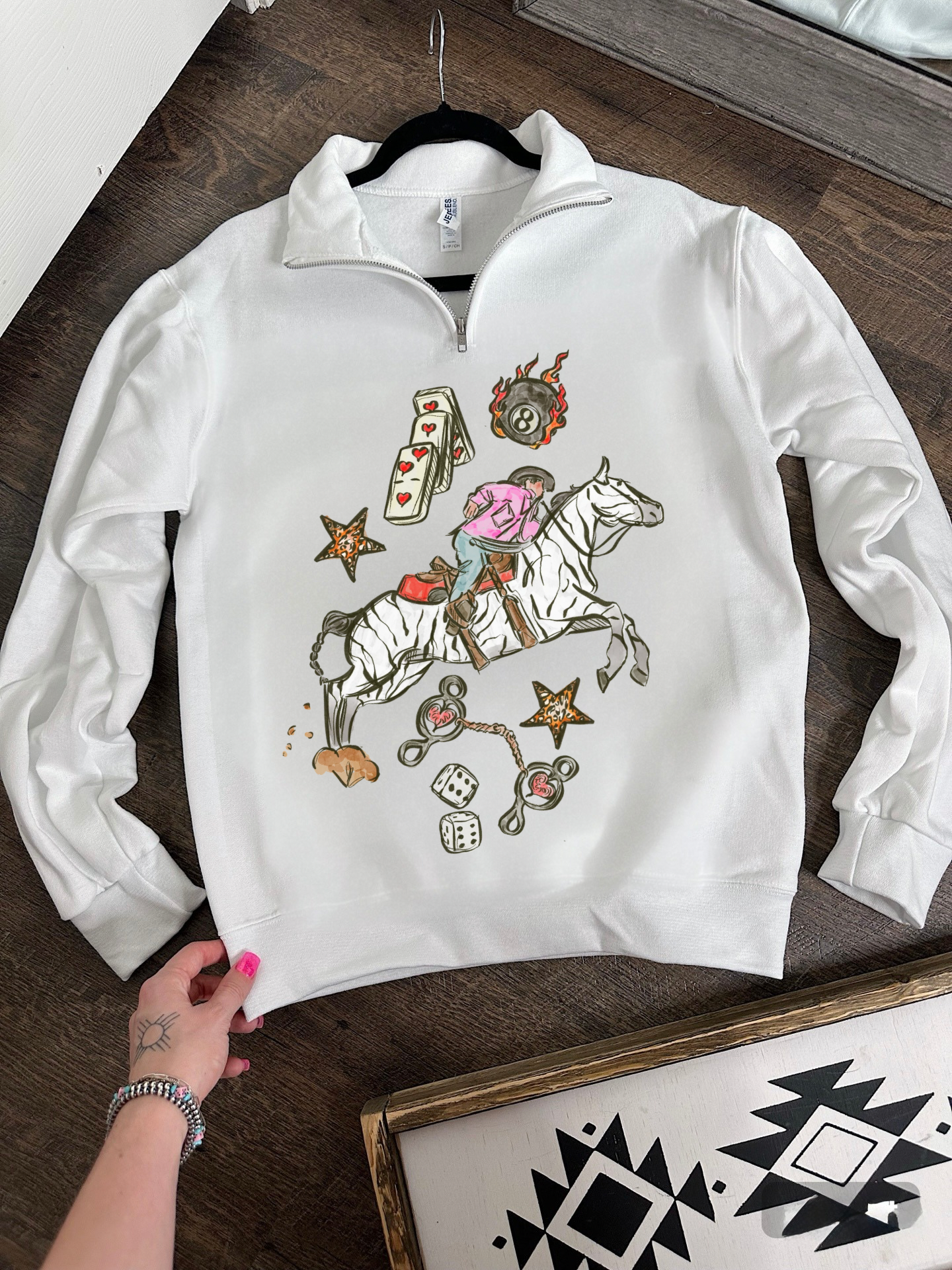 Wild Card Cowboy Quarter Zip