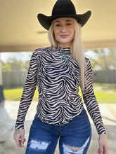 Load image into Gallery viewer, Cowgirl Safari Mesh Top
